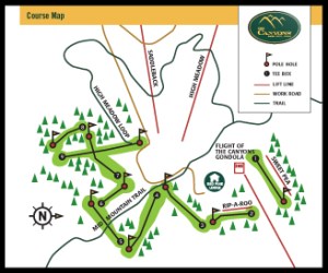 Canyons Frisbee Golf course